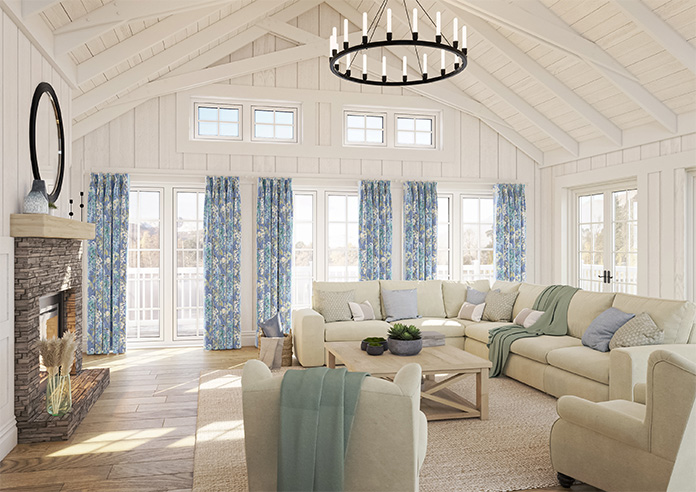 Wisteria, Marine - Made to Measure Curtains - Image 8